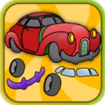 car puzzles for toddlers android application logo